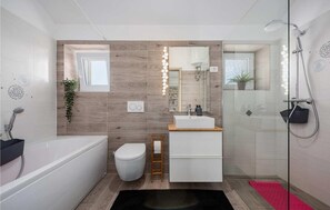 Shower, hair dryer