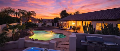 Una piscina climatizada