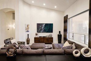 Smart TV, video games, foosball, offices