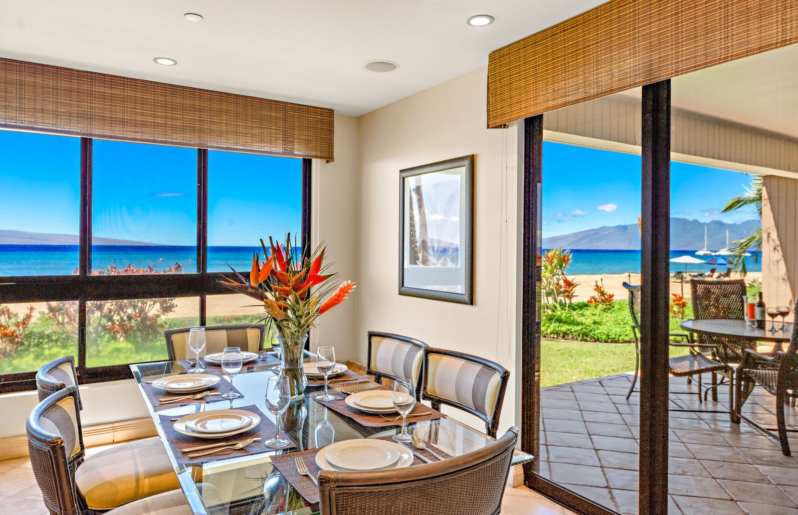 Maui Resort Rentals: Kaanapali Ali'i – Oceanfront Ground Floor + Yard Area, 4 Total Bedrooms+DEN, Sleeps 14