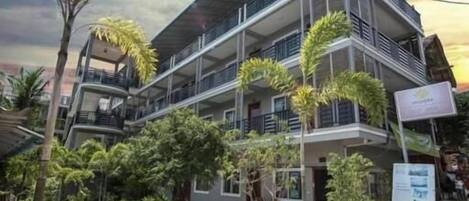 Façade de l’hébergement