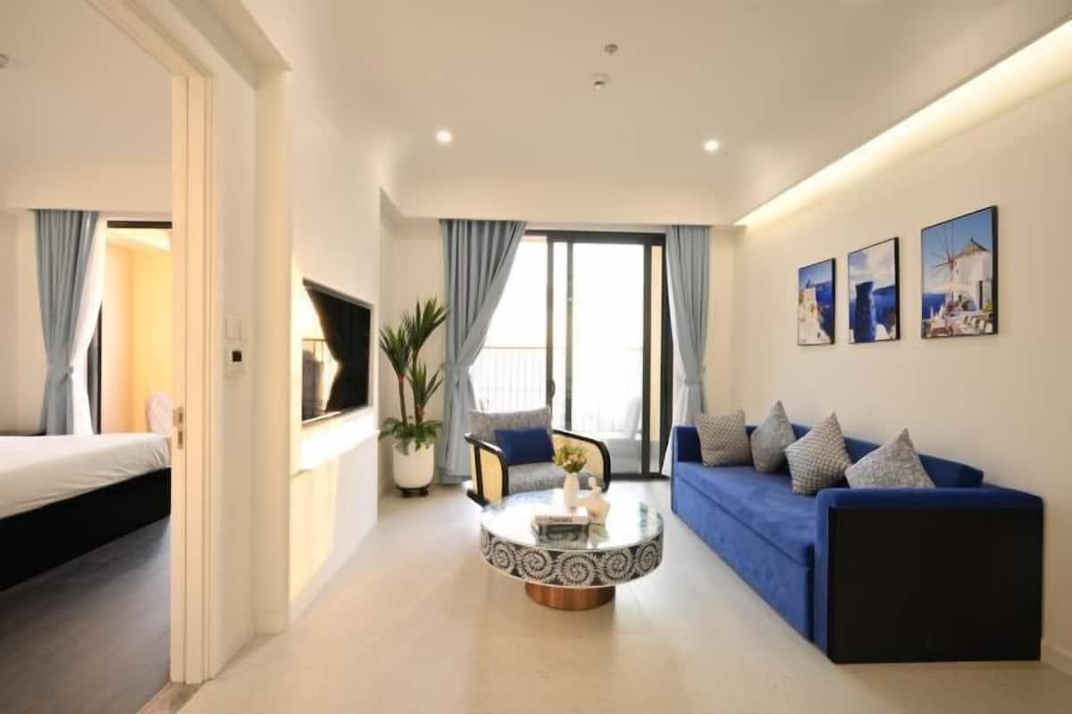 1 bedroom, Egyptian cotton sheets, premium bedding