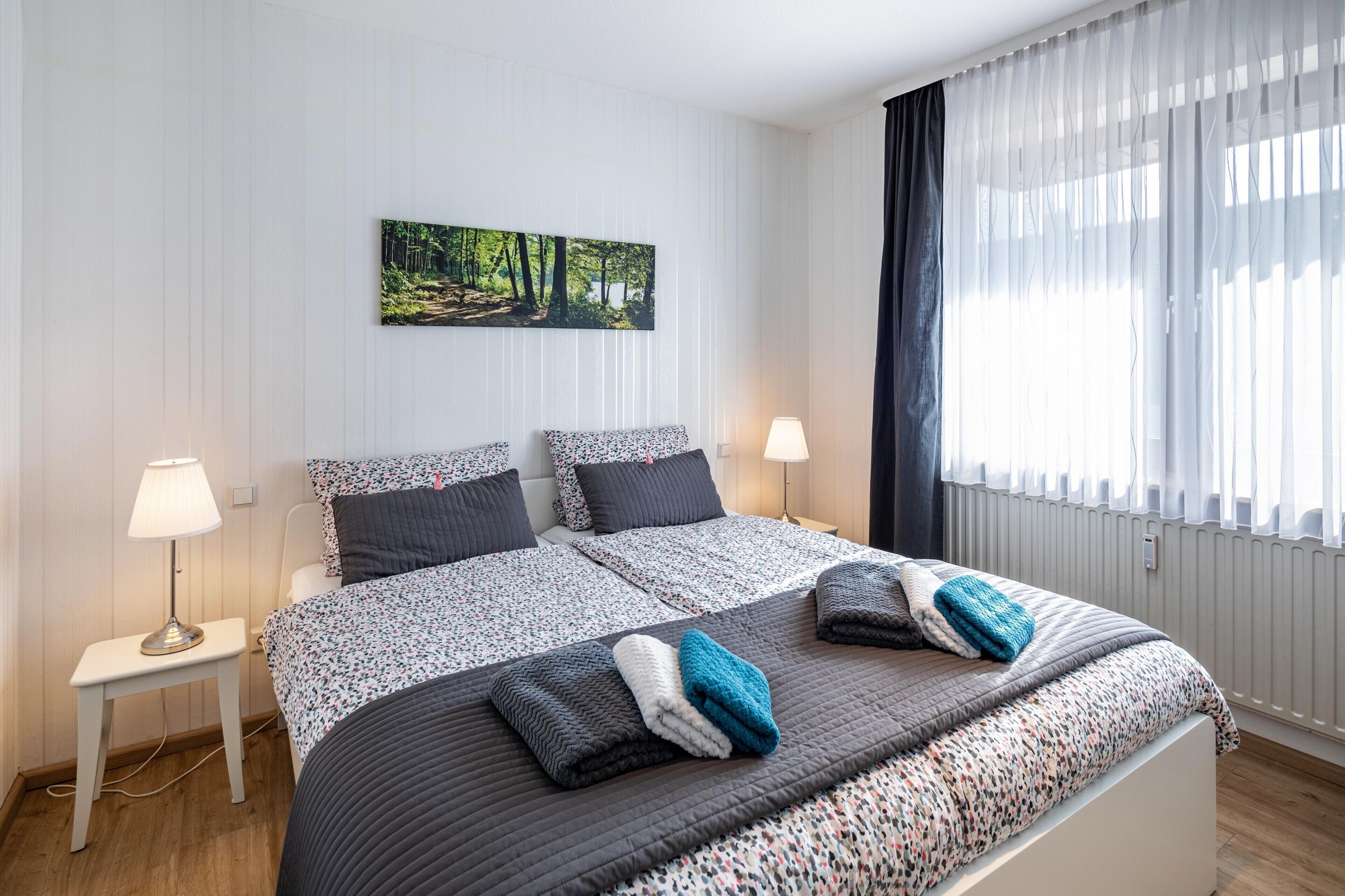 1 Schlafzimmer, kostenloses WLAN, Bettwäsche, Rollstuhlgeeignet