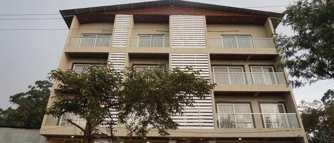 Fassade der Unterkunft