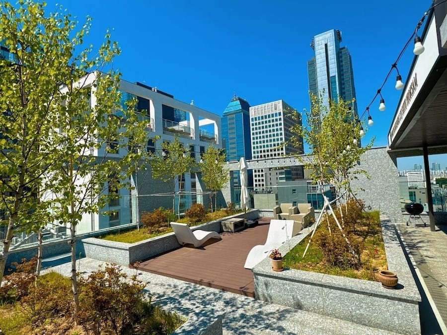 Façade de l’hébergement