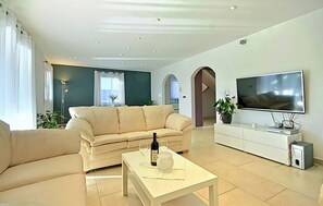 TV, foosball, table tennis