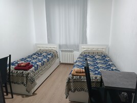 Habitación con 2 camas individuales, 2 camas individuales, no fumadores | Escritorio, espacio para trabajar con un portátil, wifi gratis