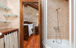 Shower, hair dryer
