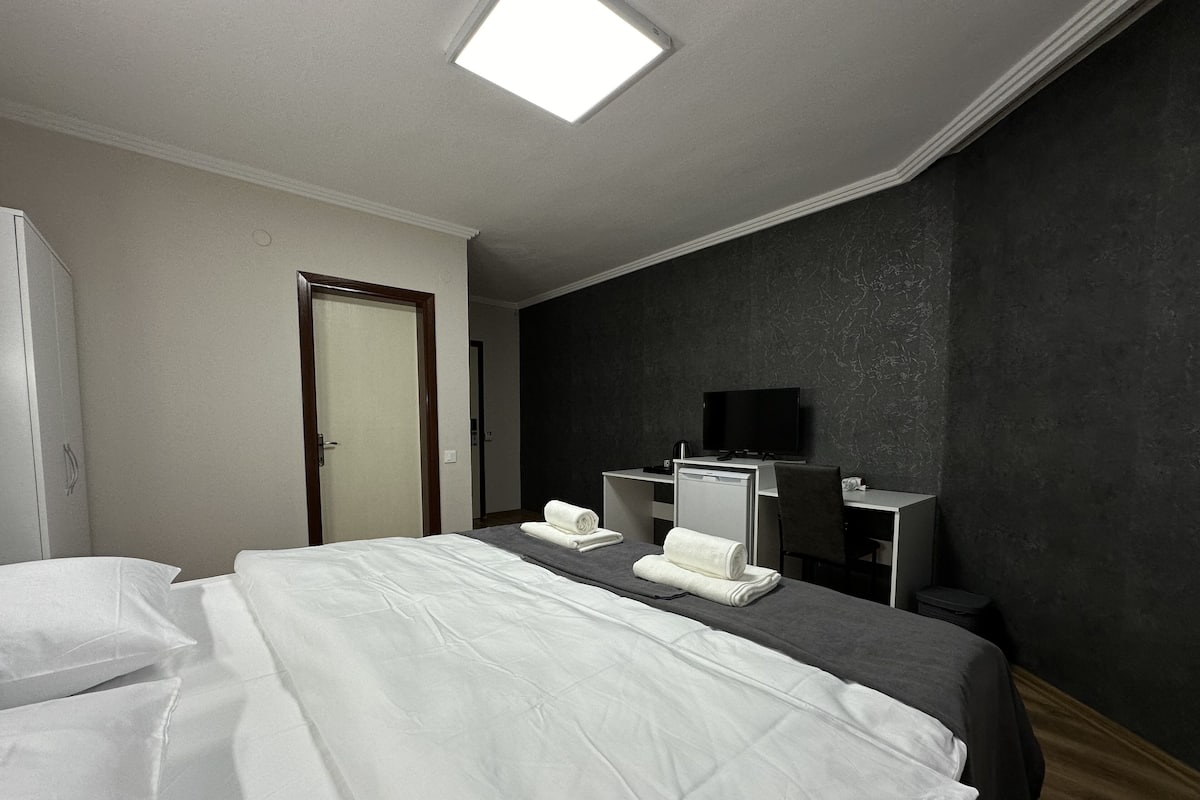 Habitación doble estándar | 1 habitación, ropa de cama de alta calidad, minibar y escritorio
