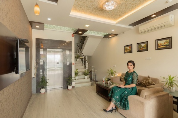 Lobby sitting area