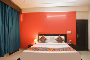 Premium Room | Egyptian cotton sheets, premium bedding, in-room safe, free WiFi - Fabhotel The Lavish Villa (Gurugram)