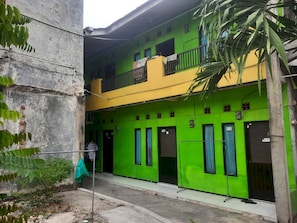 Façade de l’hébergement
