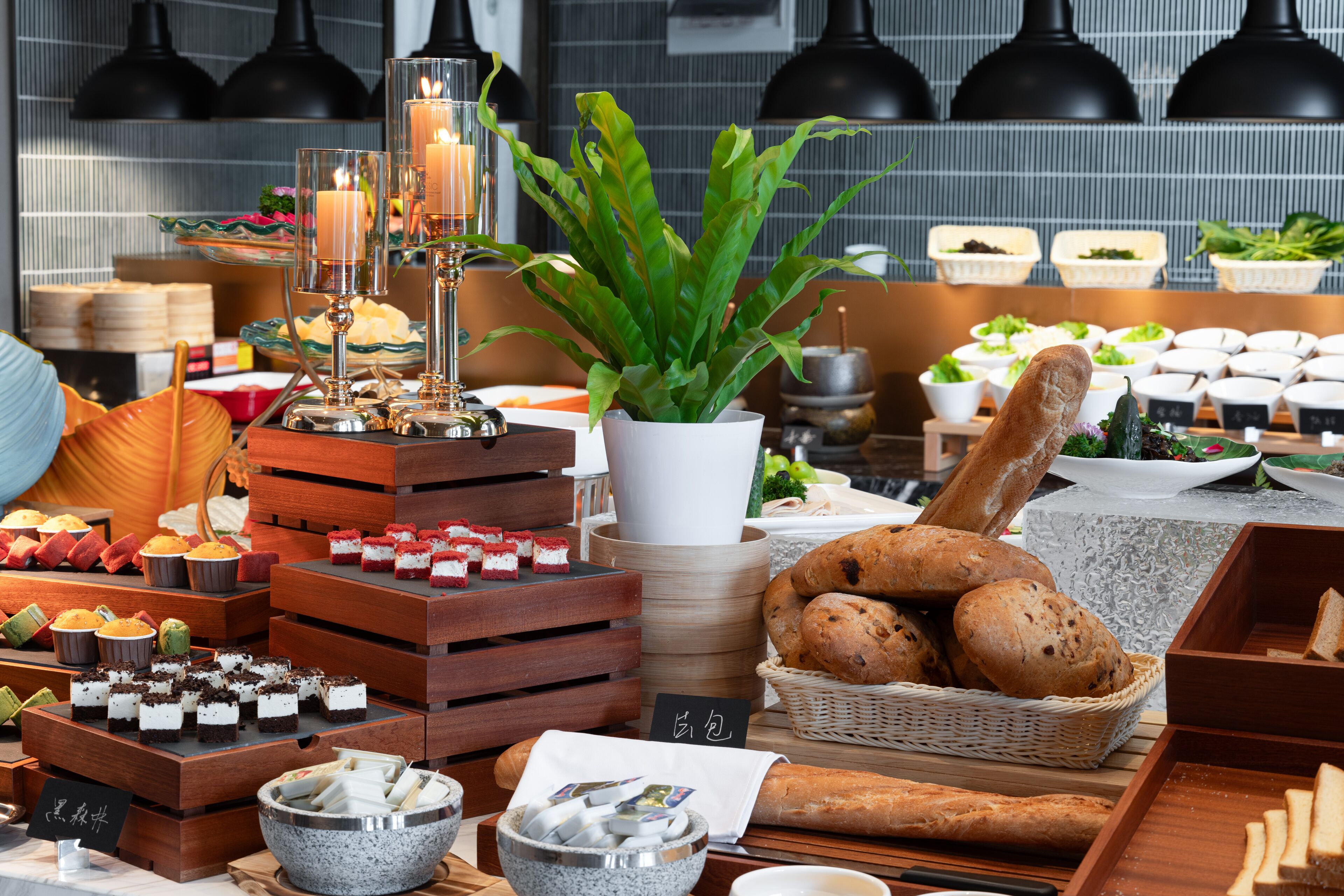 Dagelijks ontbijtbuffet (CNY 99 per persoon)