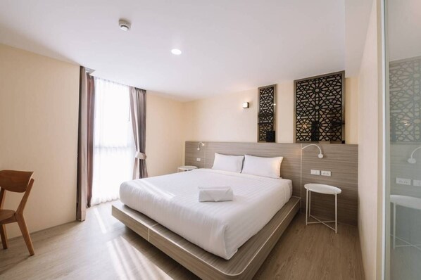 ห้องสแตนดาร์ดดับเบิล | โต๊ะทำงาน, ห้องเก็บเสียง, Wi-Fi ฟรี