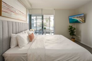 2 habitaciones, tabla de planchar con plancha, cuna de viaje y wifi 