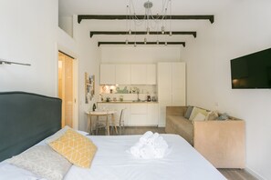 Deluxe Apartment | Living area - Milano Apartments Vigevano 41 (Milan)