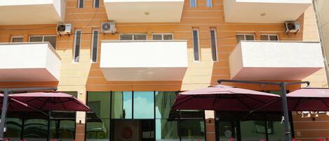 Façade de l’hébergement