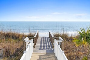 Beach nearby - Oceanfront 6 BR 6 BA home with private pool and putting green on the ocean. (Ocean Isle Beach)