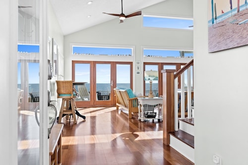 Oceanfront 6 BR 6 BA home with private pool and putting green on the ocean.