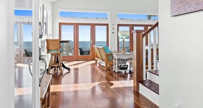 Oceanfront 6 BR 6 BA home with private pool and putting green on the ocean.