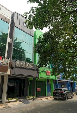 Façade de l’hébergement