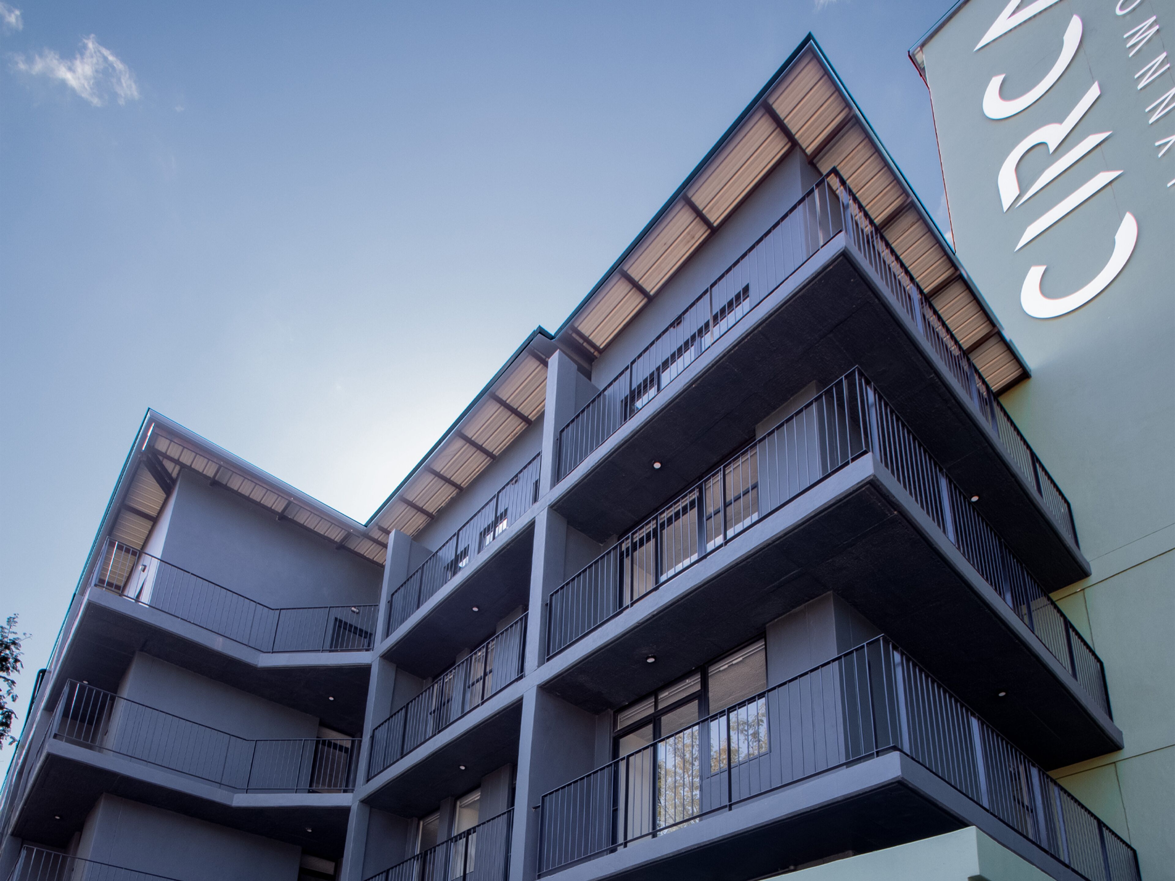 Facciata della struttura