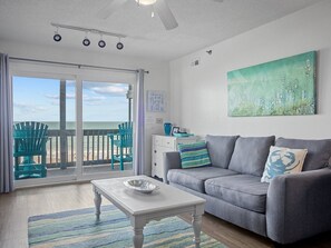 Smart TV - Shipwatch 1212 - 2BR - 2BA Oceanfront Shipwatch Condo , Community Pool (North Topsail Beach)