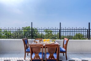 Terrace/patio - CosmicStays Venus Villa- Private pool  (Mawal)