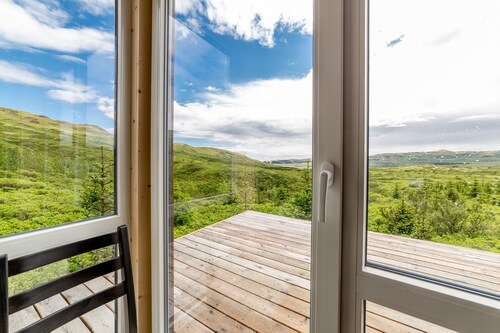 G-42 two-bedroom condo with a beautiful view of a natural environment.
