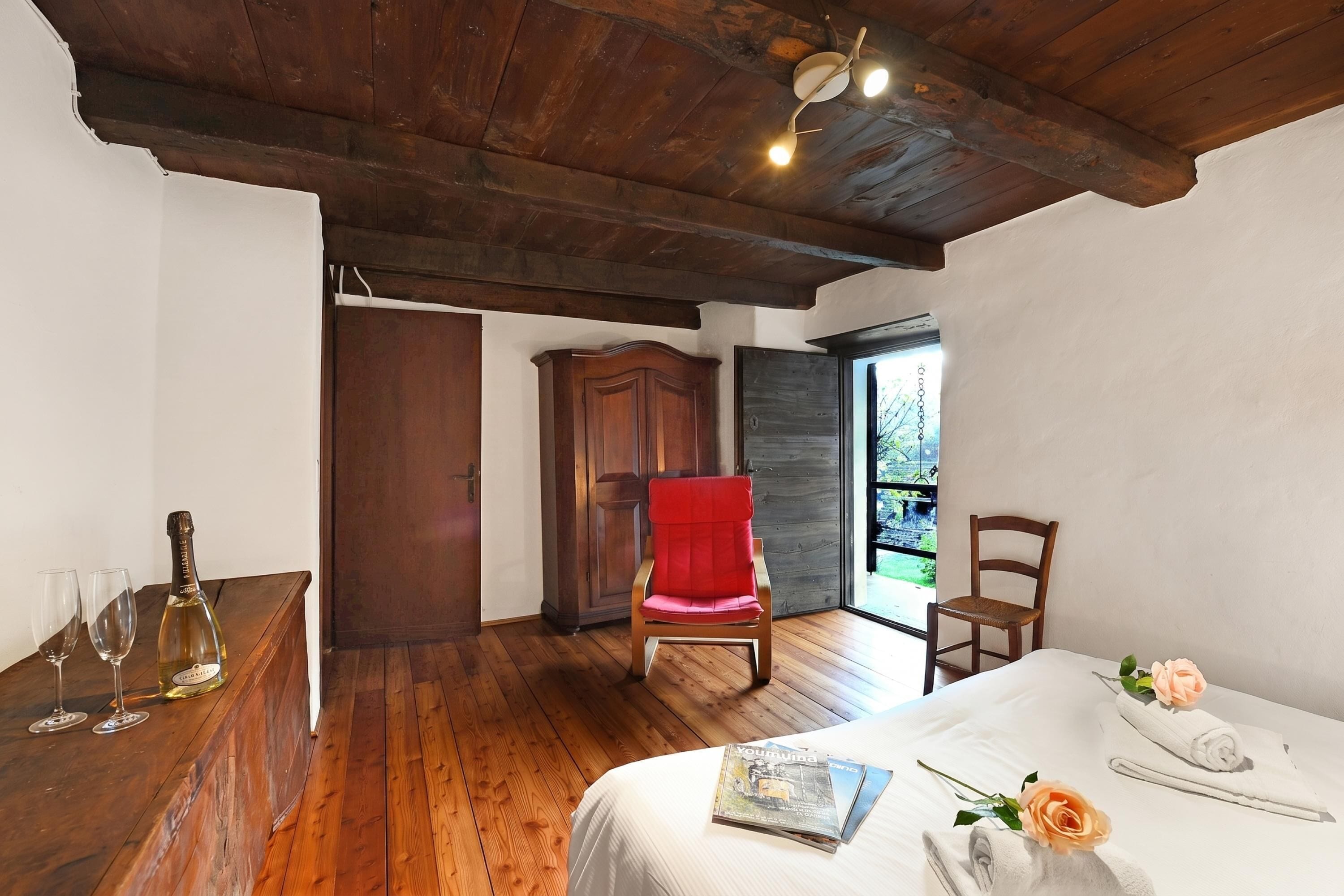 Chalet Keluarga, beberapa kamar, 2 kamar mandi (Rustico al platano 2) | 3 kamar tidur, Wi-Fi gratis, dan seprai linen