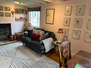 Télévision, cheminée