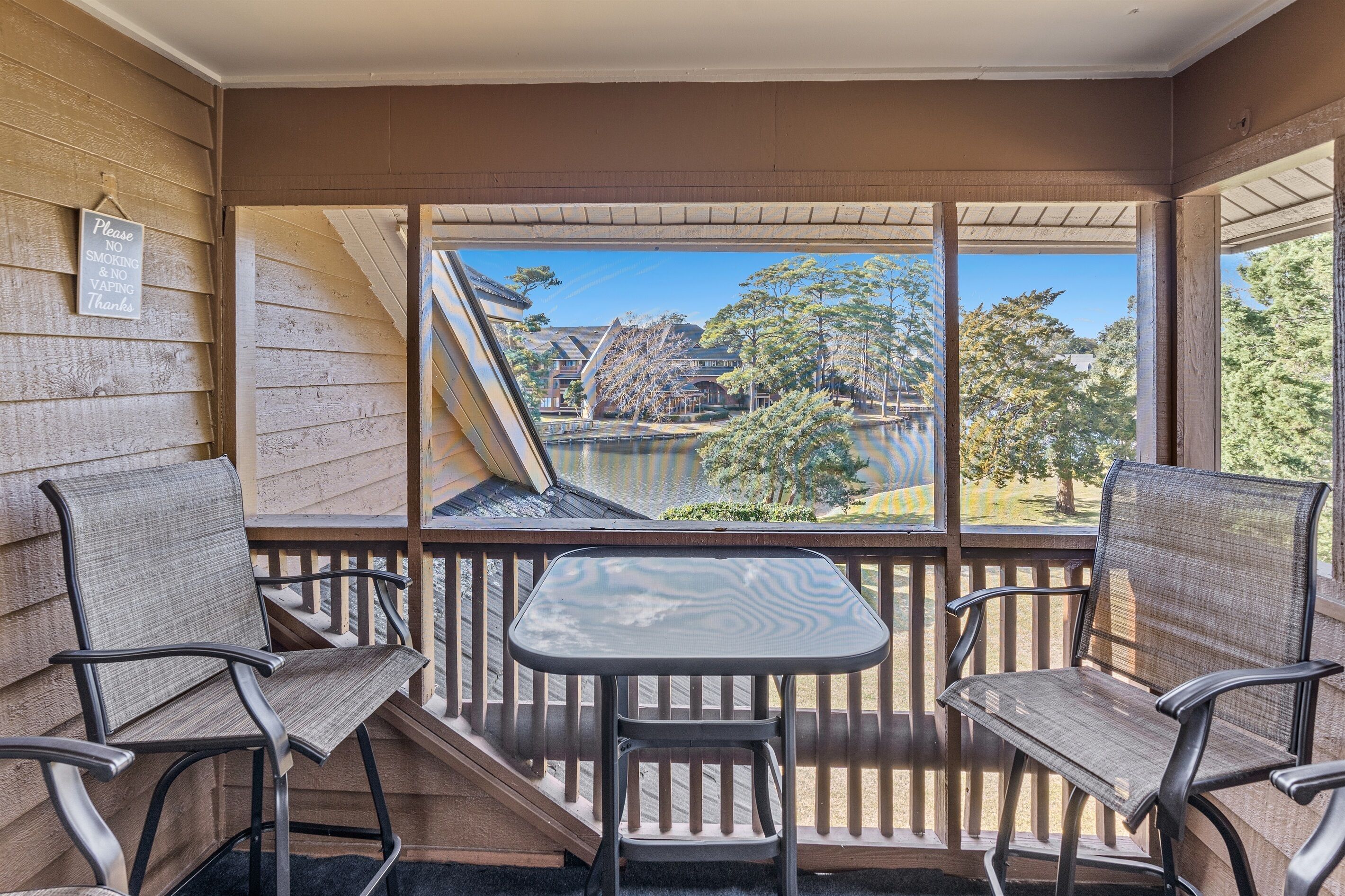 Private Deck - water views