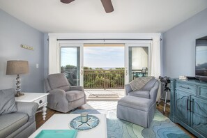 Condo, 3 Bedrooms | Living area | Smart TV - Beachwalk 205: After Dune Delight 3 Bedroom Condo by RedAwning (Atlantic Beach)