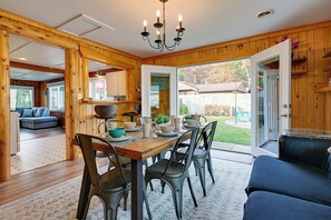 Cottage (3 Bedrooms) | Interior - Lovely Au Gres Cottage w/ Hot Tub: Walk to Beach! (Au Gres)