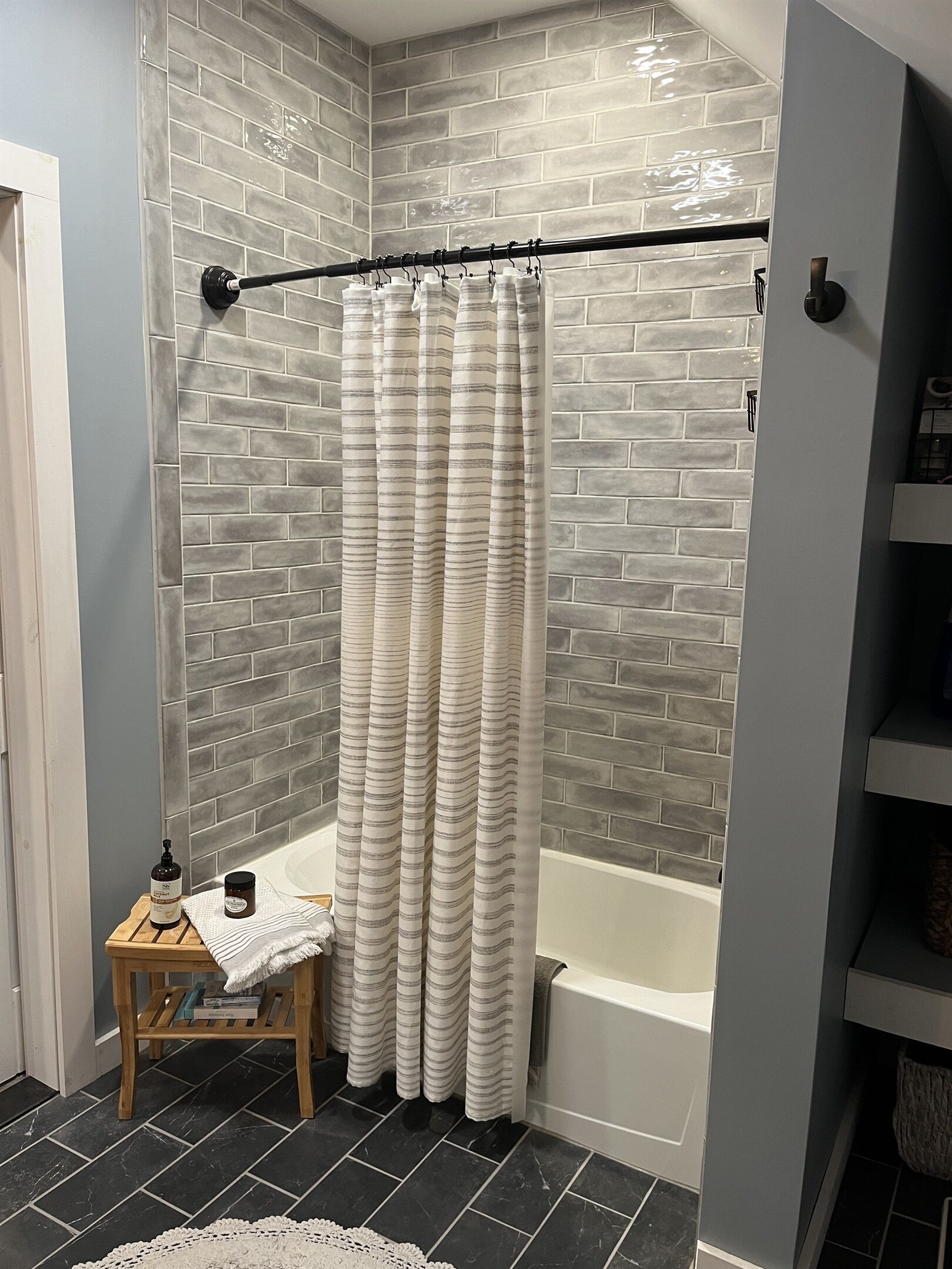 Hair dryer, towels