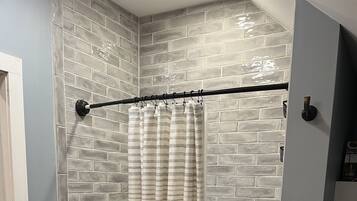 Hair dryer, towels