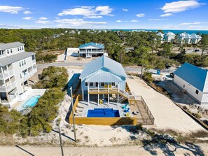 Exterior - Private Pool! Gulf Views! Gated Community! Outdoor Shower! (Port Saint Joe)