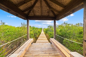 Terrace/patio - Private Pool! Gulf Views! Gated Community! Outdoor Shower! (Port Saint Joe)