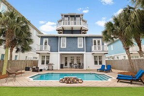 Pool - Gulf View Seacrest Home, Heated Pool, Rooftop Wrap-Around Balcony, Air Hockey, 5 (Seacrest Beach)