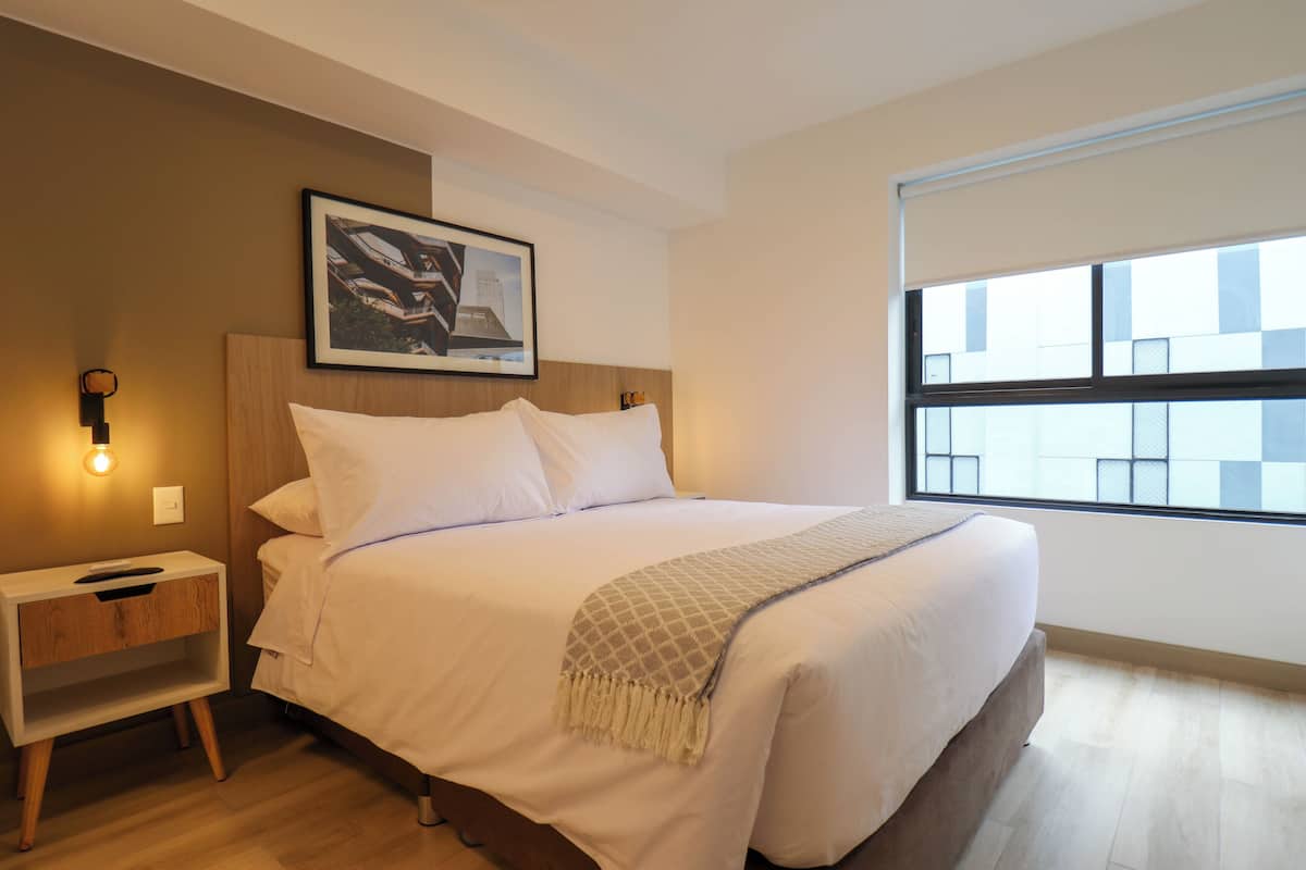 Apartamento, 2 quartos (204) | 2 quartos, cortinas blackout, ferros/tábuas de passar roupa