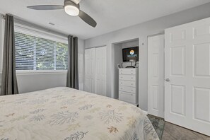 1 多间卧室、熨斗/熨衣板、WiFi、床单