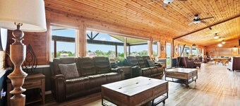 Waterfront Home with Boat Launch and Dock, Pool & basketball/pickleball court mini golf, playground