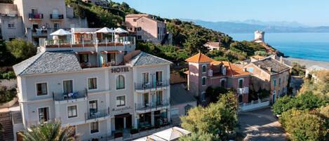 Façade de l’hébergement