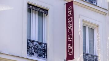 Majoituspaikan julkisivu