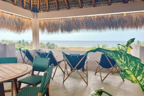 Premier Apartment, 2 Bedrooms, Air conditioning, Ocean View | Terrace/patio - Casa Leah Puerto Escondido (Puerto Escondido)