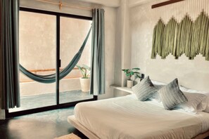 Premier Apartment, 2 Bedrooms, Air conditioning, Ocean View | Egyptian cotton sheets, premium bedding, down duvets, memory-foam beds - Casa Leah Puerto Escondido (Puerto Escondido)