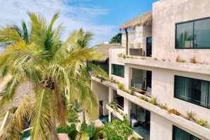 Apartamento premier, 2 quartos, ar-condicionado, vista para o oceano | Vista da sacada
