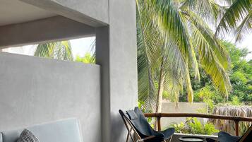 Loft Premium, 2 habitaciones, aire acondicionado, vista al océano | Balcón