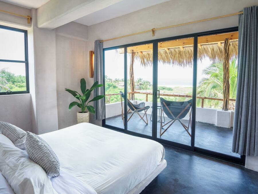 Premier-Apartment, 2 Schlafzimmer, Klimaanlage, Meerblick