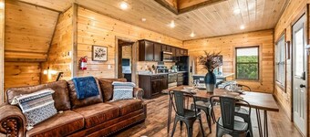 Dollywood cabin/indoor pool/Hot tub/firepit